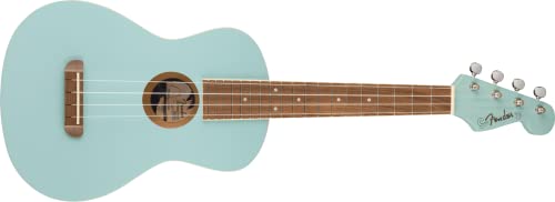Fender Avalon - Ukelele Tenor, color azul