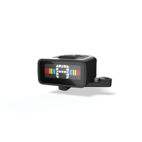 D'Addario Guitar Tuner - Micro Headstock Tuner - Tuner for Acoustic Guitar, Electric Guitar, Bass Guitar,...
