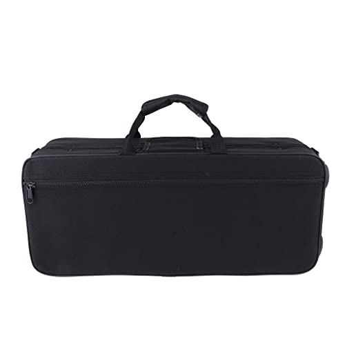 Estuche 2 en 1 para trompeta, mochila para trompeta, caja de transporte con doble correa ajustable para...
