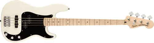 Squier Affinity Series Precision Bass, blanco olímpico, diapasón de arce