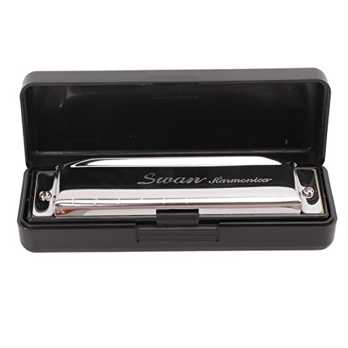 G Key Harmonica, Armónica de 10 Agujeros Y 20 Tonos G Key órgano Bucal para Adultos, Principiantes,...
