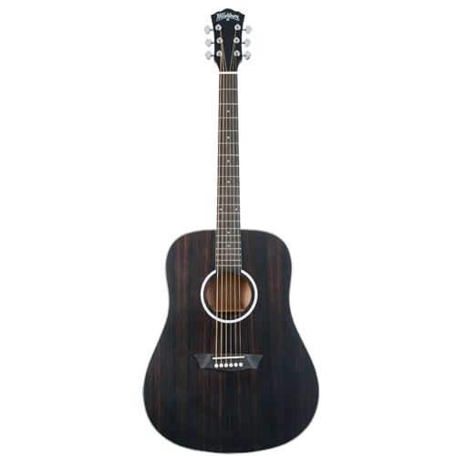 Washburn Guitarra acústica de 6 cuerdas, derecha (DFED)