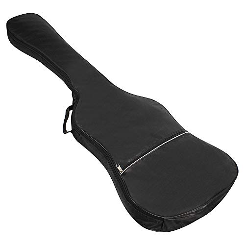 Generic Yaozher Bolsa para bajo eléctrico, mochila acolchada de 20 mm para bajo eléctrico y guitarra,...