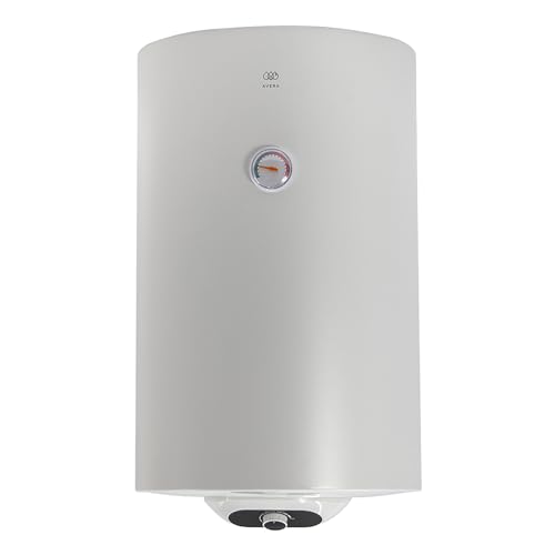 AVERA Calentador de agua eléctrico, Boiler de depósito Capacidad 80 Litros, 2 Servicios, Encendido...