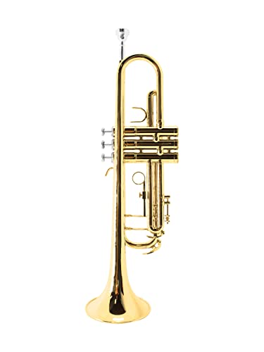 Trompeta Sib Laqueada Doble Llave Silvertone Sltp007 Con Estuche Y Boquilla