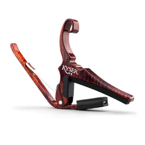 Kyser KG6RWA Capo 6 Cuerdas Guitarra Electro-Acústica, color Palo de Rosa