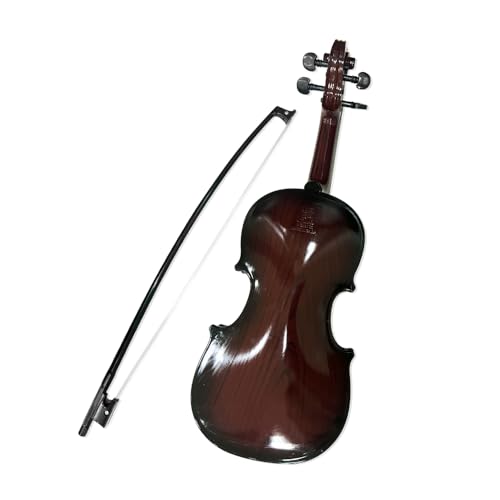 Oimzzr Violín simulado para práctica musical, violín para principiantes, kit de violín, instrumento...