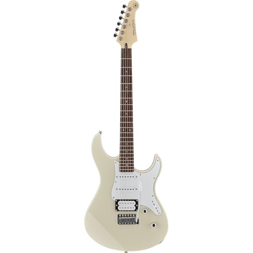 Yamaha Guitarra Eléctrica 112 V, Blanco Vintage - Guitarra Eléctrica de Alta Calidad para Principiantes...