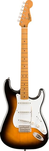 Squier Classic Vibe 50s Stratocaster Guitarra eléctrica, con 2 años de garantía, 2 colores, diapasón...
