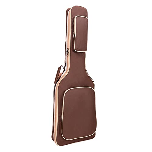 Newmind Funda para guitarra eléctrica, almohadilla de doble correa con bolsillos, organizador para...