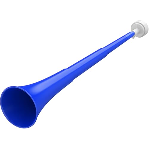 Bocina de estadio plegable de 24 pulgadas, cuerno de trompeta de plástico para soplar, bocina de sonido,...