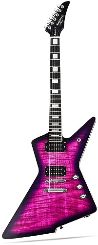 WestCreek Revenge - Guitarra eléctrica de cuerpo sólido, para diestros, pastillas Alnico Humbucker,...