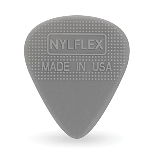 D'Addario Accessories | Nylflex - Púas de guitarra de nailon con agarre, ideal para sonidos eléctricos...