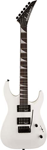 Jackson JS Series Dinky Arch Top JS22 DKA Guitarra Eléctrica, Diapasón Amaranto, Color Snow White