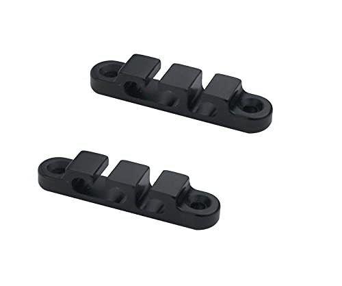 Guyker 2 retenedores de 3 cuerdas/guía de cuerda para retenedor de cabeza de bajo eléctrico, cuerda de...