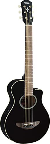 Yamaha APXT2BL Guitarra Electroacústica Traveler Escala 3/4 Serie APX, color negro
