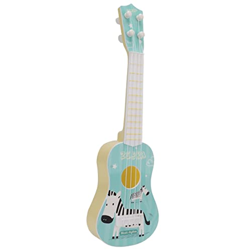 Ukelele para bebé, Ukelele de 4 Cuerdas, Guitarra de Juguete, Miniplástico Suave Al Tacto para Niños