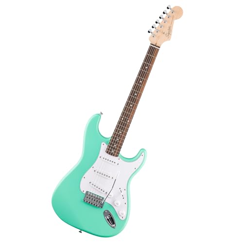 Fender Squier Debut Collection™ Stratocaster® Electric Guitar, Laurel Fingerboard, White Pickguard,...