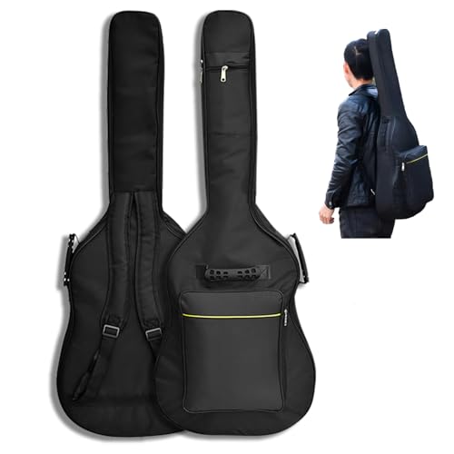 Bolsa de Guitarra AcúStica Oxford Impermeable, Funda Guitarra EléCtrica, Tirantes Ajustables. Funda...