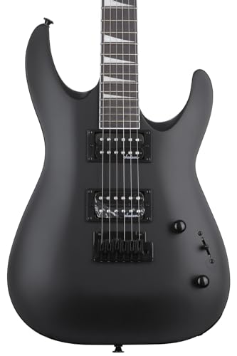 Jackson JS Series Dinky Arch Top JS22 DKA Guitarra Eléctrica, Diapasón Amaranto, Color Satin Black