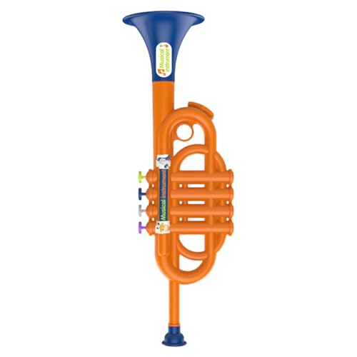 Genérico Trompeta de Juguete para Niños | Divertidos Instrumentos Musicales Simulados para Pequeños