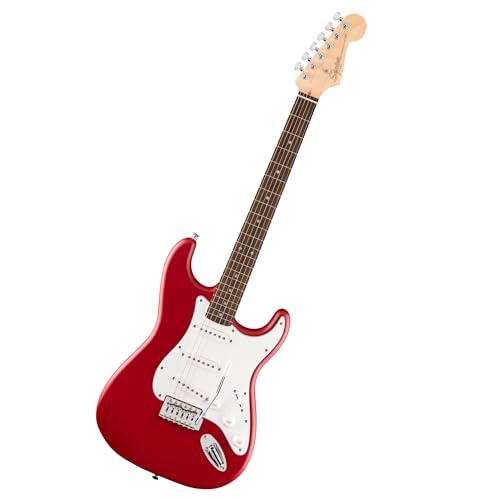 Fender Squier Debut Collection Stratocaster Guitarra Eléctrica, Diapasón Laurel, Color Dakota Red