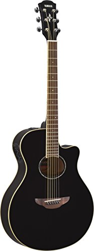 Yamaha APX600BL Cuerpo Delgado Guitarra Acoustic-Electric, Thin Body, color Negro