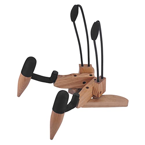 Beyamis Soporte Plegable de Madera Dura para Instrumentos Musicales, Soporte para Guitarra eléctrica,...
