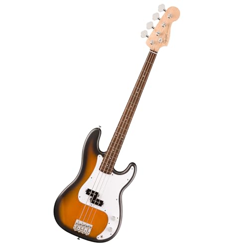 Debut Collection™ Precision Bass®, Laurel Fingerboard, White Pickguard, 2-Color Sunburst