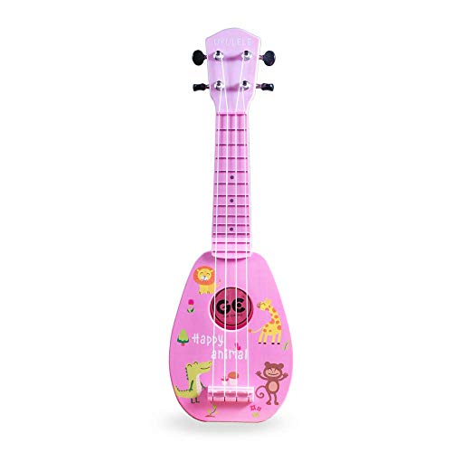 Mini ukelele de guitarra de 17 pulgadas para niños, guitarra educativa para aprender guitarra, ukelele...