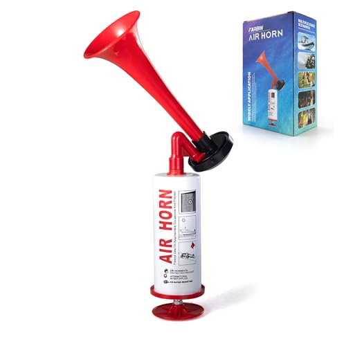 FARBIN Bocina de Aire Portátil Bomba de Aire para Oso Perro Aluminio+ABS Sonido Fuerte Bocina de...