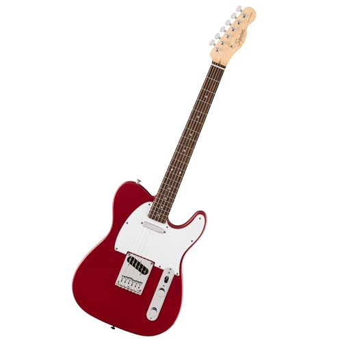Fender Squier Debut Collection Telecaster Guitarra Eléctrica, Diapasón Laurel, Color Dakota Red