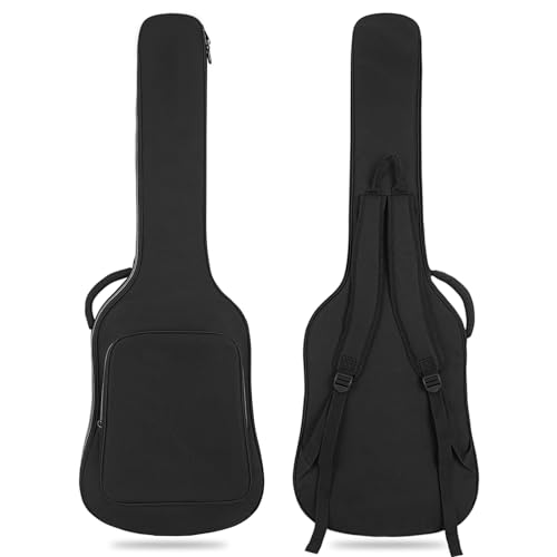 Muscab - Bolsa para guitarra eléctrica de 39 pulgadas, acolchado de 7 mm, funda impermeable para...