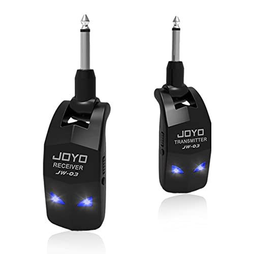 JOYO - Sistema de Guitarra inalámbrico de 2,4 GHz, 4 Canales, Receptor transmisor inalámbrico de Audio...