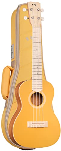 Córdoba - Ukelele de concierto de mango Matiz de 15 cm con bolsa de nailon reciclado a juego