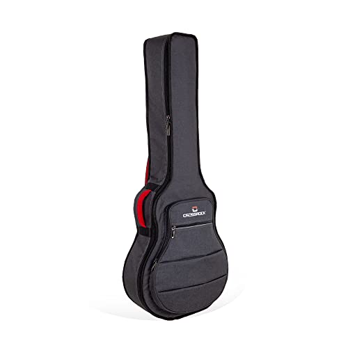 Crossrock - Funda acolchada para guitarra de 10 mm para guitarras eléctricas de 16 pulgadas, cuerpo...