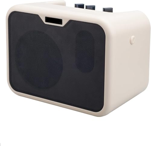 JERZOU Mini Amplificador de Bajo Portátil 10W, Amplificador de Guitarra Eléctrica, Pequeño...