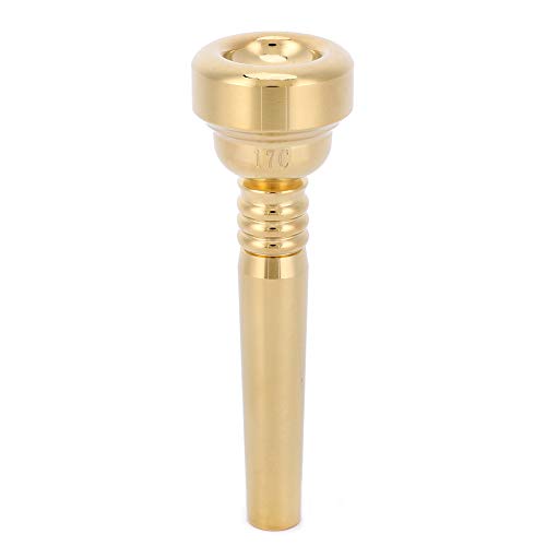 Trompetas Boquilla 17C Latón Chapado en Oro Reemplazo, Fresado CNC, para los Amantes del Instrumento...