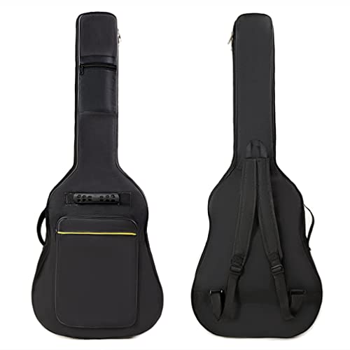 Malvado Hair - Bolsa para guitarra acústica de 36 pulgadas, impermeable, doble correa ajustable para el...