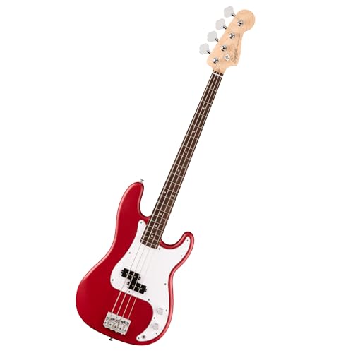 Fender Squier Debut Series Precision Bass Bajo Eléctrico, Diapasón Laurel, Color Dakota Red