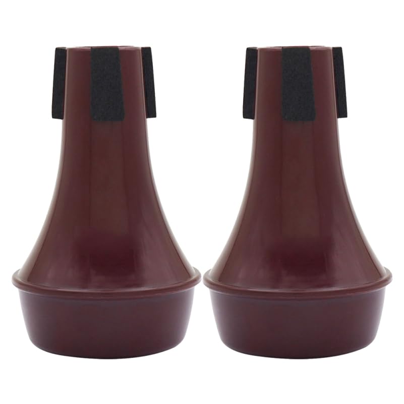 Silenciador De Trompeta Mini, 2 Piezas, ReduccióN De Ruido, DiseñO Semi-Cerrado, Material Abs,...