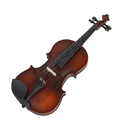 LINMENG AV-590 Violín de tamaño completo 4/4 con cuerpo de madera de tilo, diapasón de ébano,...