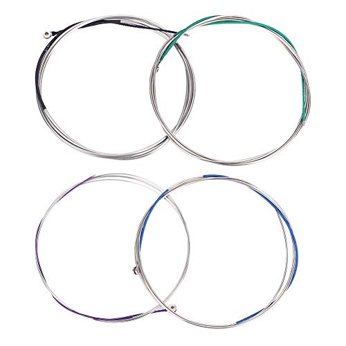 Cuerdas de violonchelo 4 piezas Aleaci¨®n de cobre, n¨ªquel y zinc A D G C Cuerdas de violonchelo...