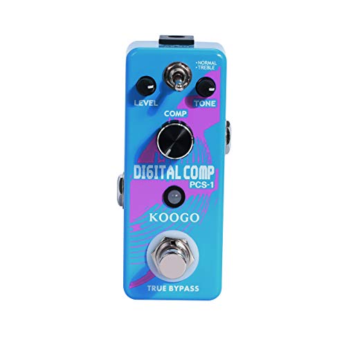 Koogo - Pedal de compresión analógica para guitarra eléctrica, bajo