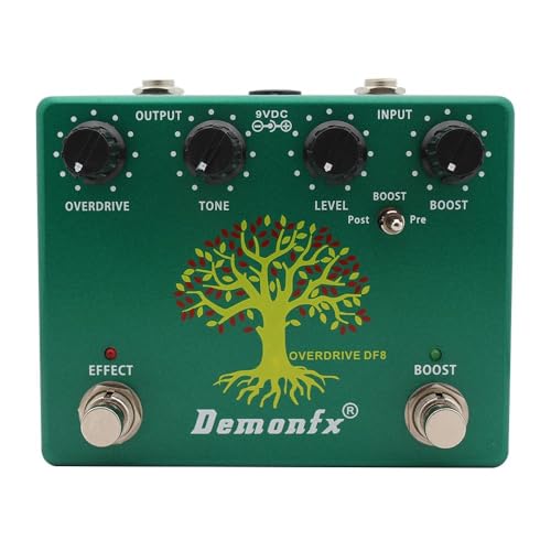 Demon Fx DemonFx Df8 Overdrive Ibanez TS808DX Pedal de clon de guitarra eléctrica