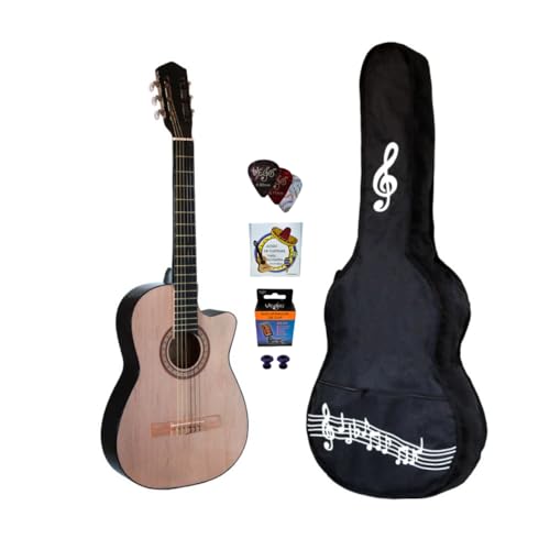 KIT COMPLETO GUITARRA VEGO CURVA (Fondo Negro)