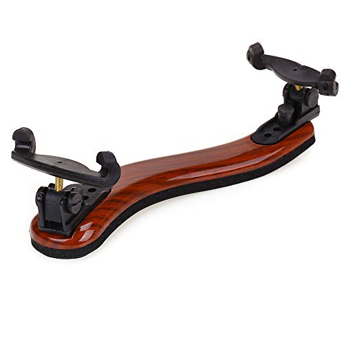 NANYI - Reposabrazos para violín de 4/4 y 3/4 con pies plegables y ajustables en altura, grano de madera...