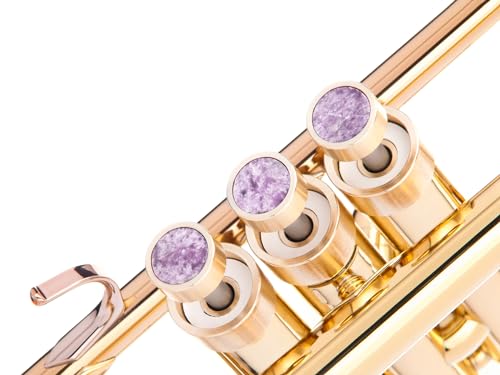 KGUBrass Heavy Trompeta - Botones personalizados para todos los modelos Bach Stradivarius, TR200 (latón...