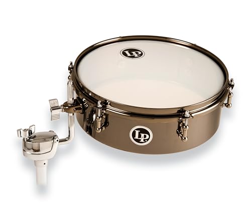 Lp - Juego de batería Timbale 4X12, níquel negro