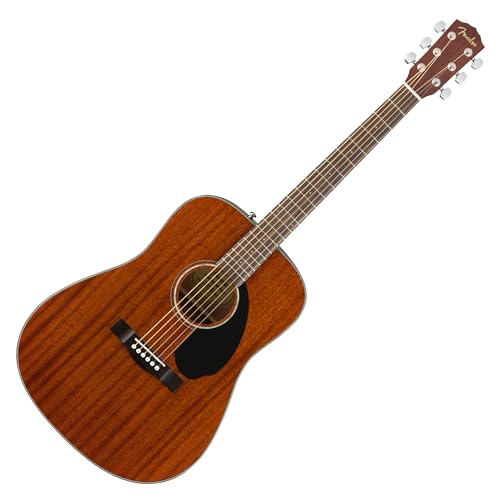 Fender Acoustic Guitar, CD-60S, with 2-Year Warranty, Dreadnought Classic Design with Rounded Walnut...